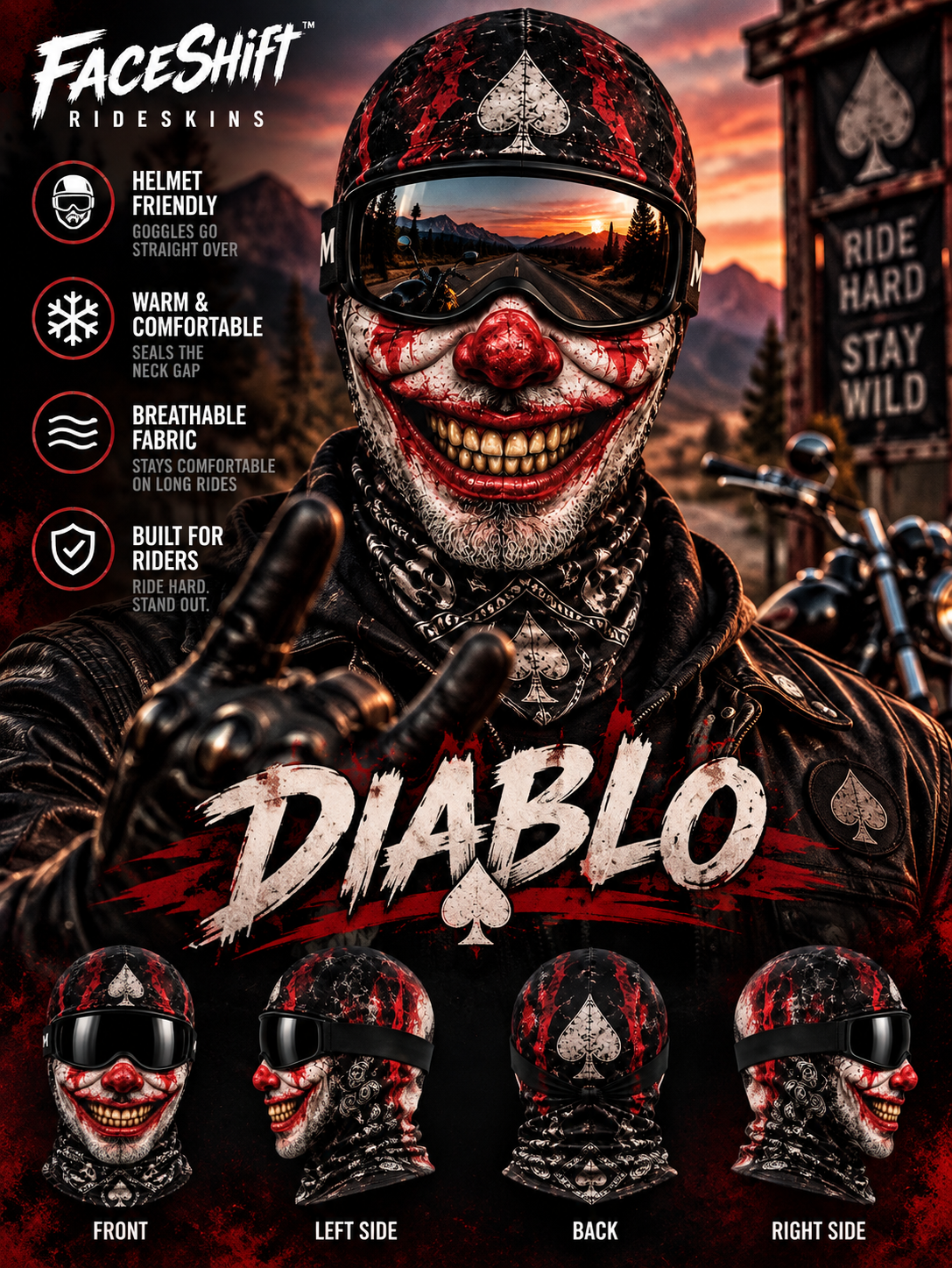 FaceShift™ RideSkins