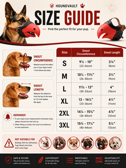 Bird Beak Dog Muzzle