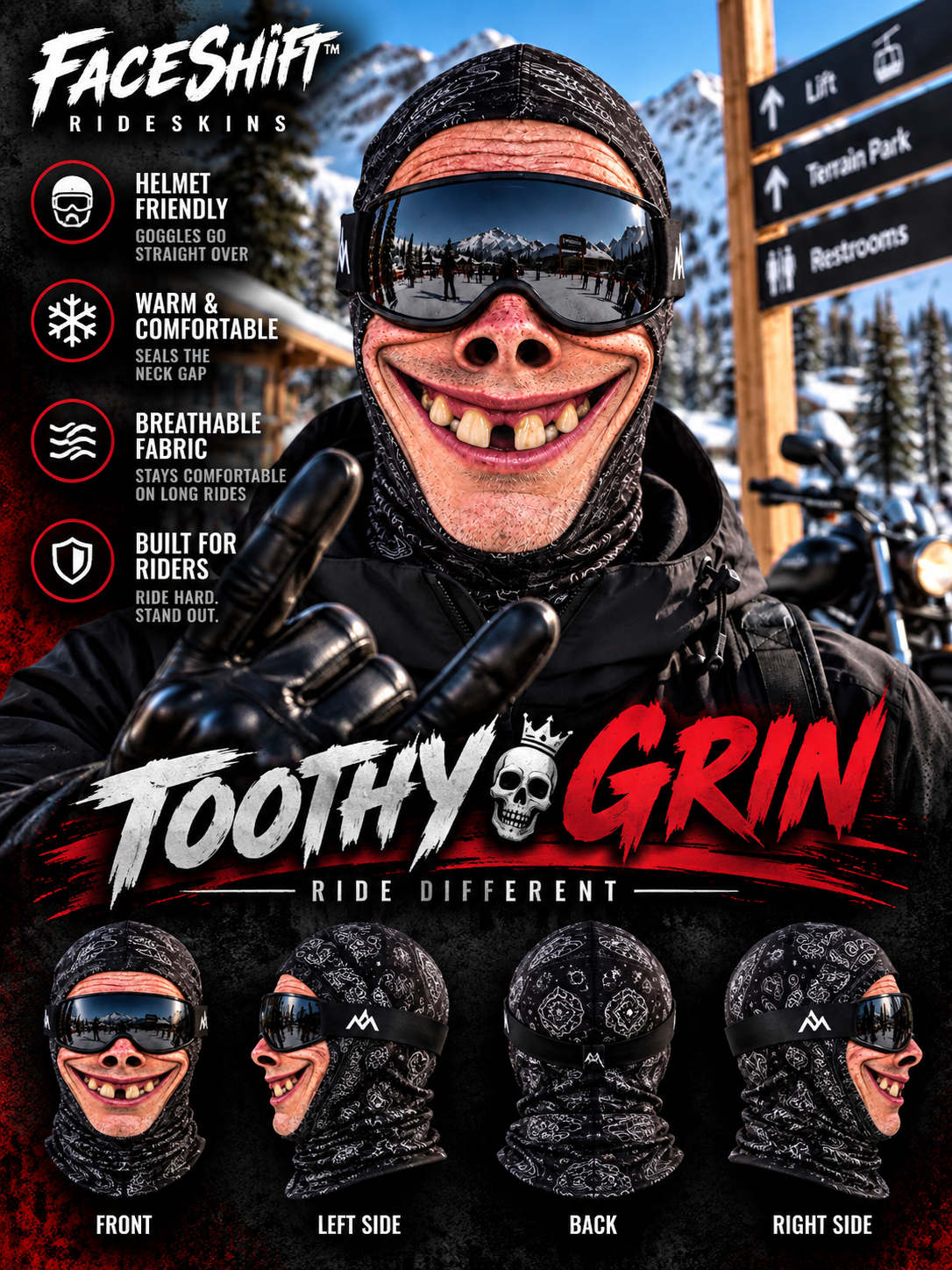 FaceShift™ RideSkins
