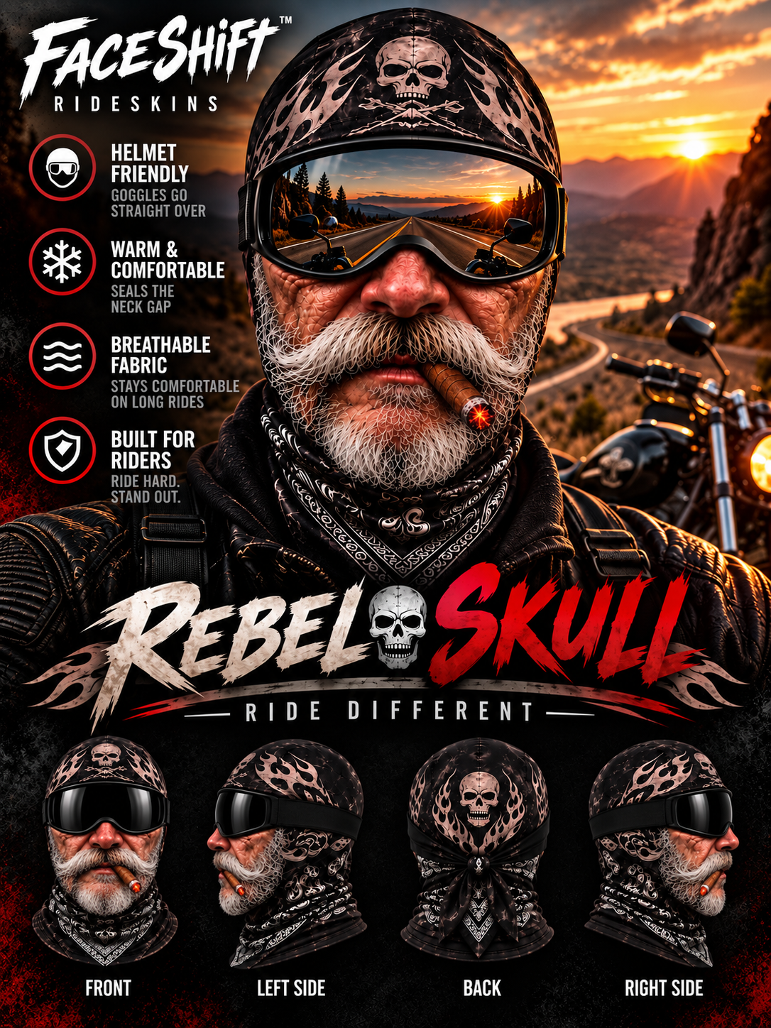 FaceShift™ RideSkins